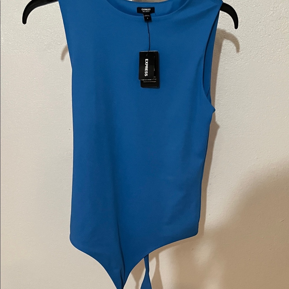 Express Women's Vibrant Blue Bodysuit